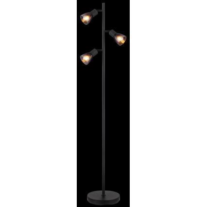 Globo - Állólámpa 3xE14/25W/230V fekete