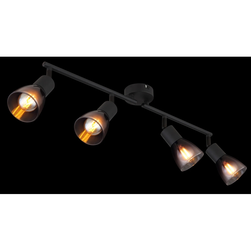 Globo - Spotlámpa 4xE14/25W/230V fekete