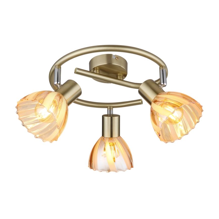 Globo - Spotlámpa 3xE14/40W/230V arany