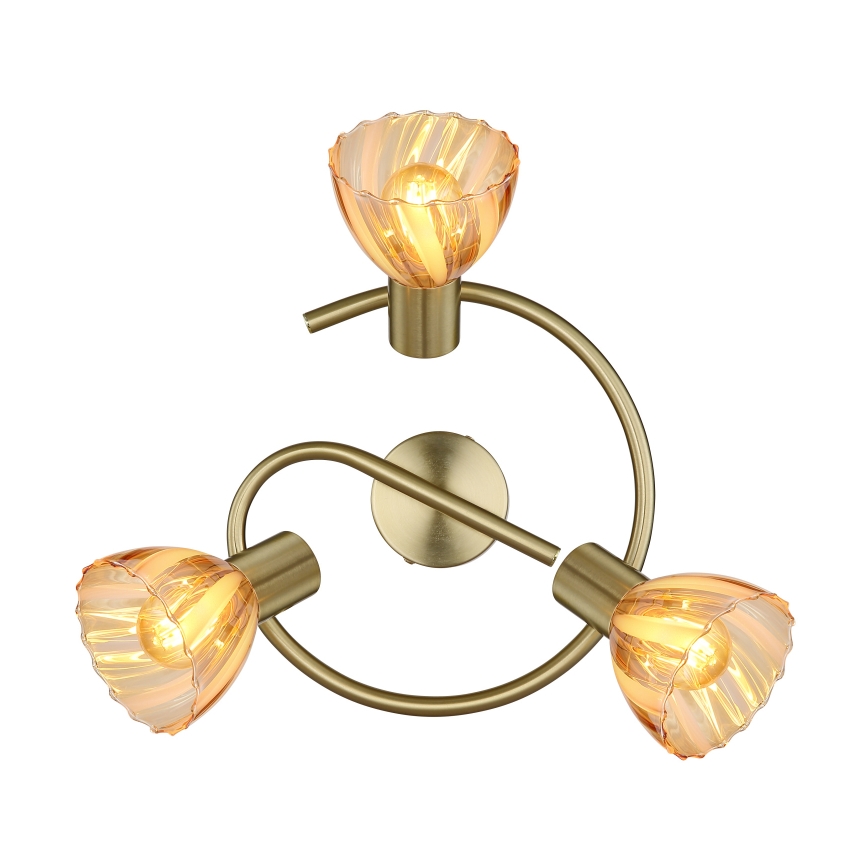 Globo - Spotlámpa 3xE14/40W/230V arany