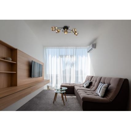 Globo - Felületre szerelhető csillár 5xE14/40W/230V