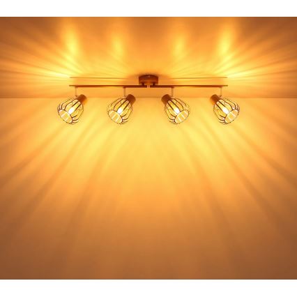 Globo - 4x E27 spotlámpatest, 40W, 230V