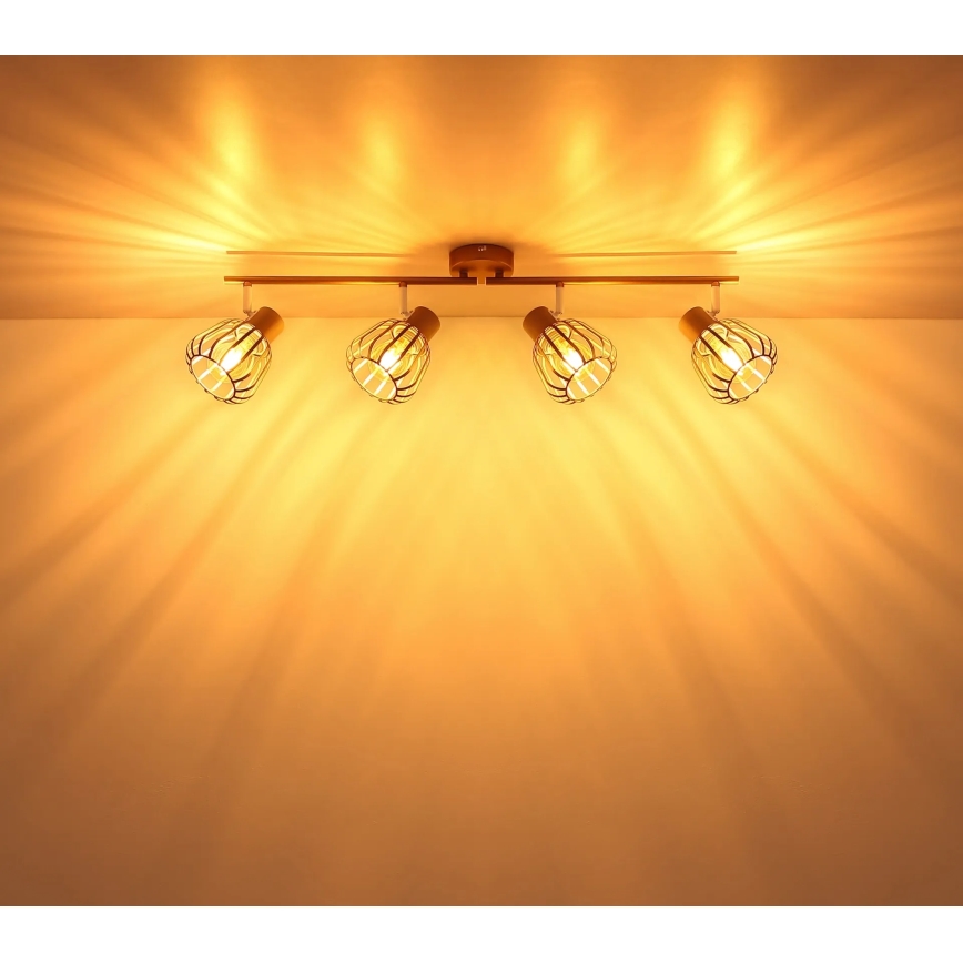 Globo - 4x E27 spotlámpatest, 40W, 230V
