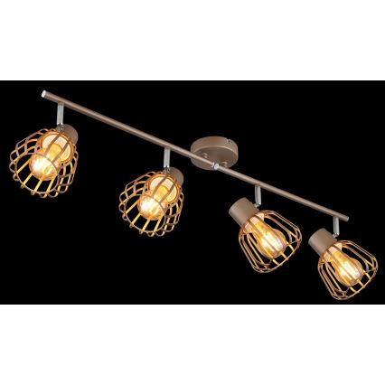 Globo - 4x E27 spotlámpatest, 40W, 230V