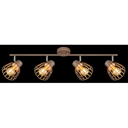 Globo - 4x E27 spotlámpatest, 40W, 230V