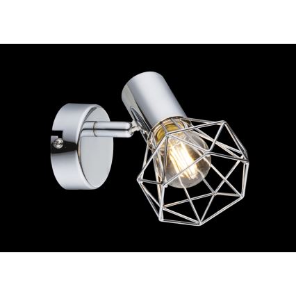 Globo - Fali spotlámpa 1xE14/40W/230V fényezett króm