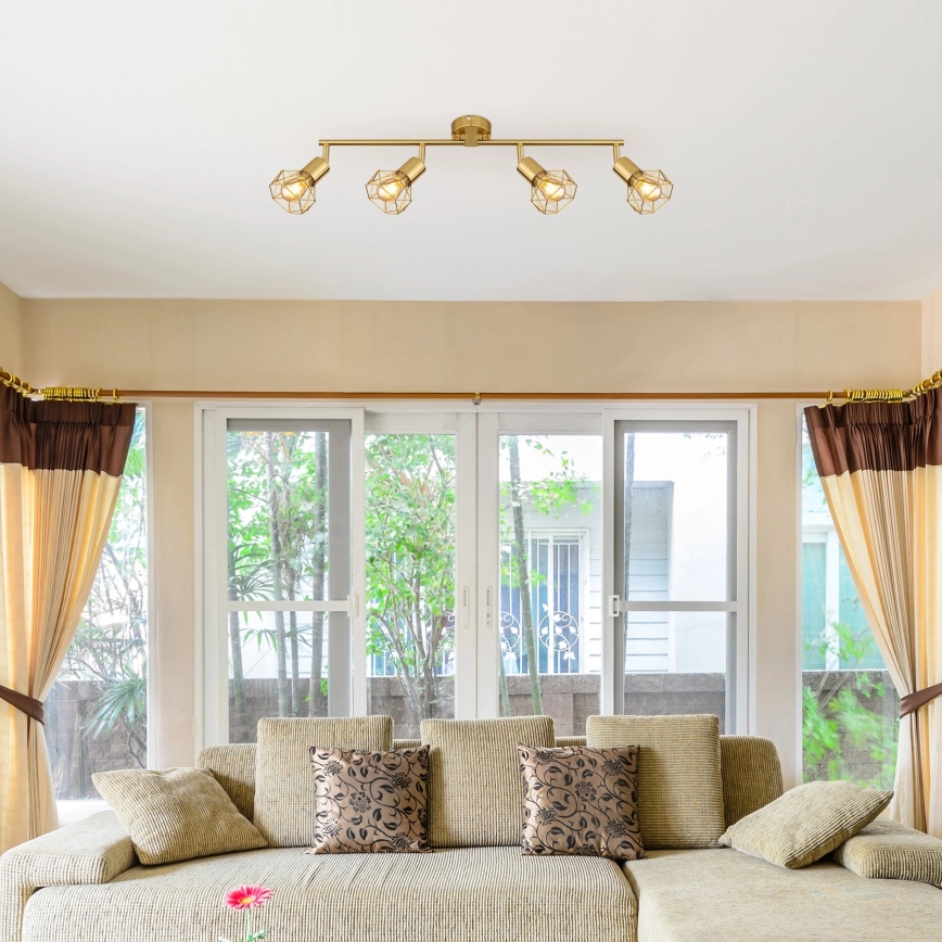 Globo - spotlámpa 4xE14/40W/230V arany