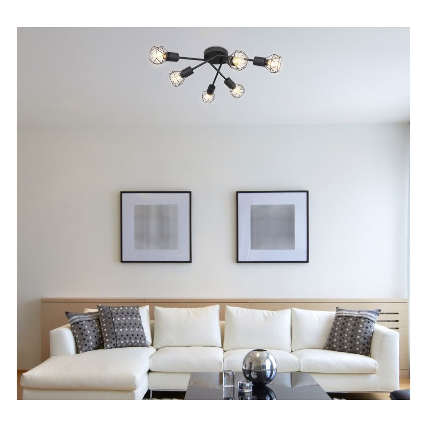 Globo - Csillár 6xE14/40W/230V