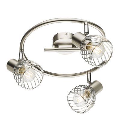 Globo - Spotlámpa 3xE14/40W/230V matt króm