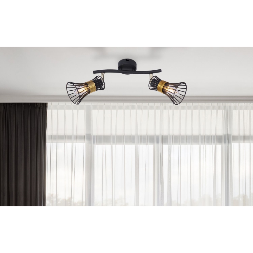 Globo 54814-2 - Spotlámpa PURRA 2xE14/40W/230V