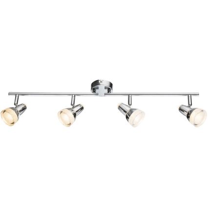 Globo - LED Spotlámpa 4xLED/4W/230V fényes króm