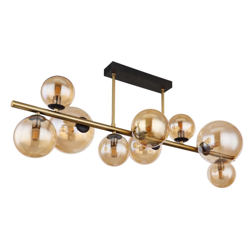 Globo - LED Csillár rúdon 9xG9/3W/230V sárgaréz