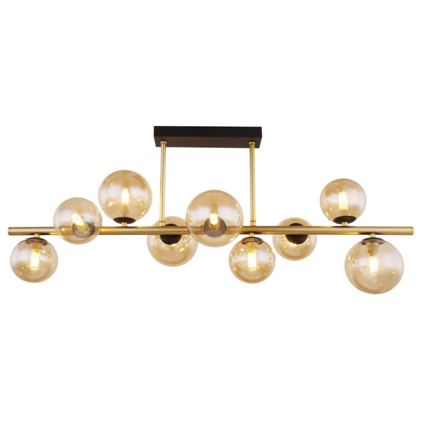 Globo - LED Csillár rúdon 9xG9/3W/230V sárgaréz