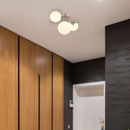 Globo - LED Felületre szerelhető csillár RIHA 3xG9/3,5W/230V matt króm