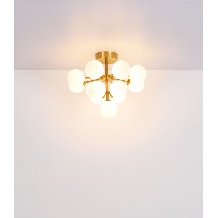 Globo - Felületre szerelhető csillár 13xG9/5W/230V átm. 56 cm fekete