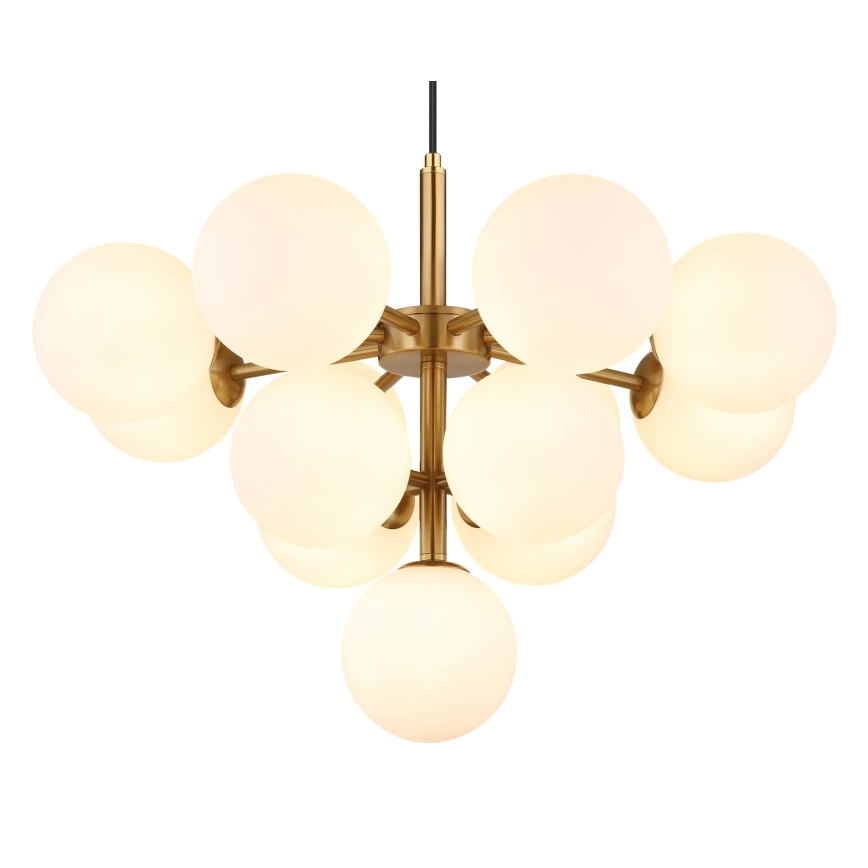 Globo - Csillár zsinóron 13xG9/5W/230V átm. 56 cm arany