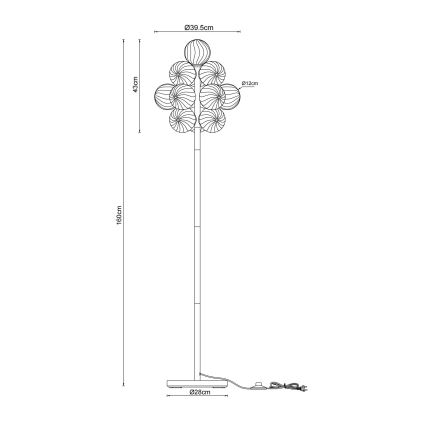 Globo - Állólámpa 13xG9/4W/230V