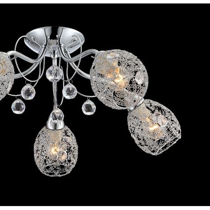 Globo - Felületre szerelhető csillár 5xE14/40W/230V