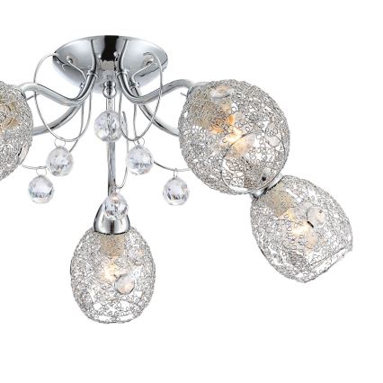 Globo - Felületre szerelhető csillár 5xE14/40W/230V