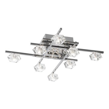 GLOBO 56930-8 - DAKAR mennyezeti lámpa 8xG4/20W/12V+28xLED/0,06W/12V