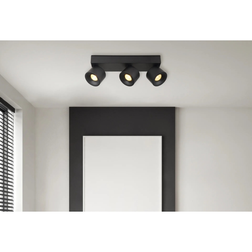Globo - LED Spotlámpa 3xLED/6W/230V fekete