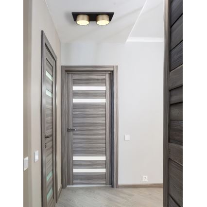 Globo - LED mennyezeti lámpa LED/24W/230V 3000K 46x20 cm sárgaréz