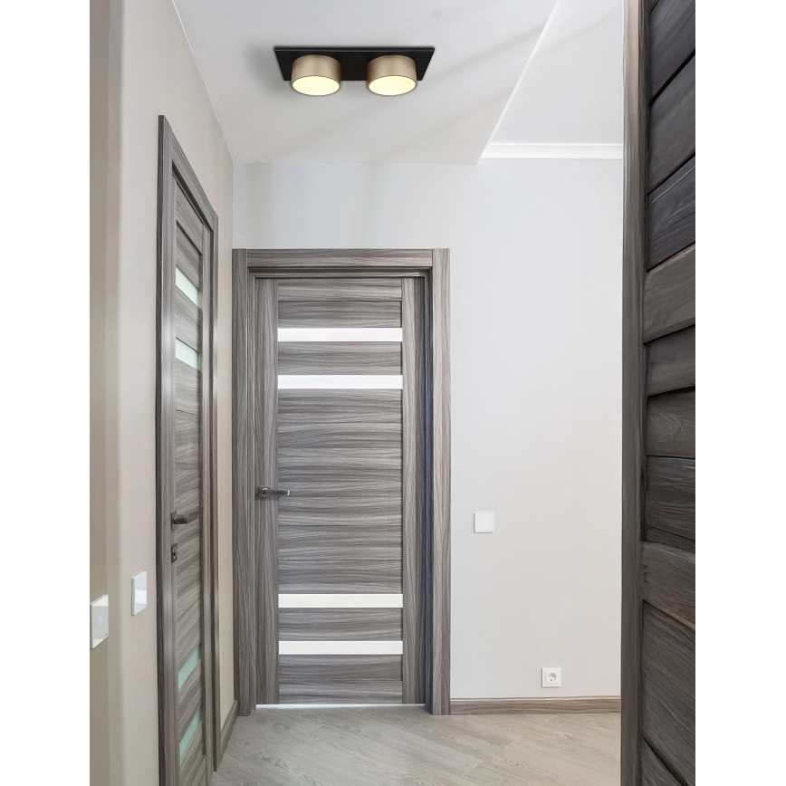 Globo - LED mennyezeti lámpa LED/24W/230V 3000K 46x20 cm sárgaréz