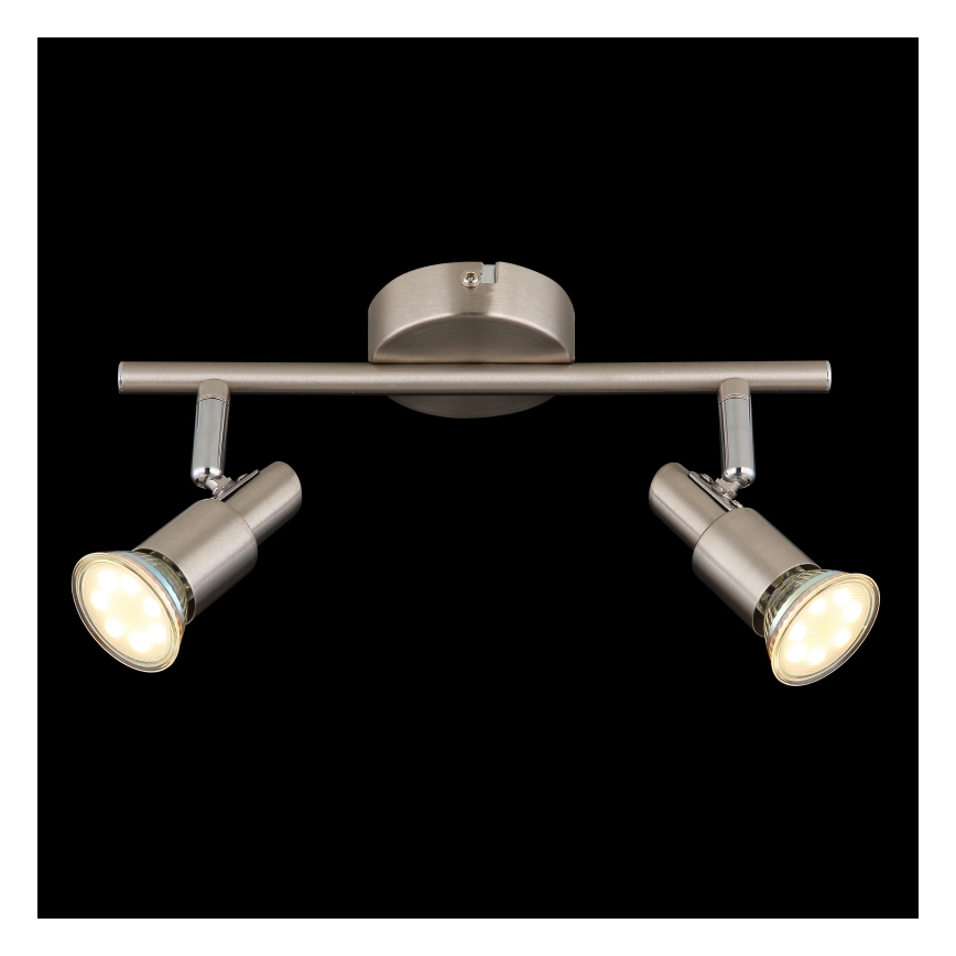 Globo - LED Spotlámpa 2xGU10/3W/230V