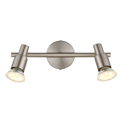 Globo - LED Spotlámpa 2xGU10/3W/230V