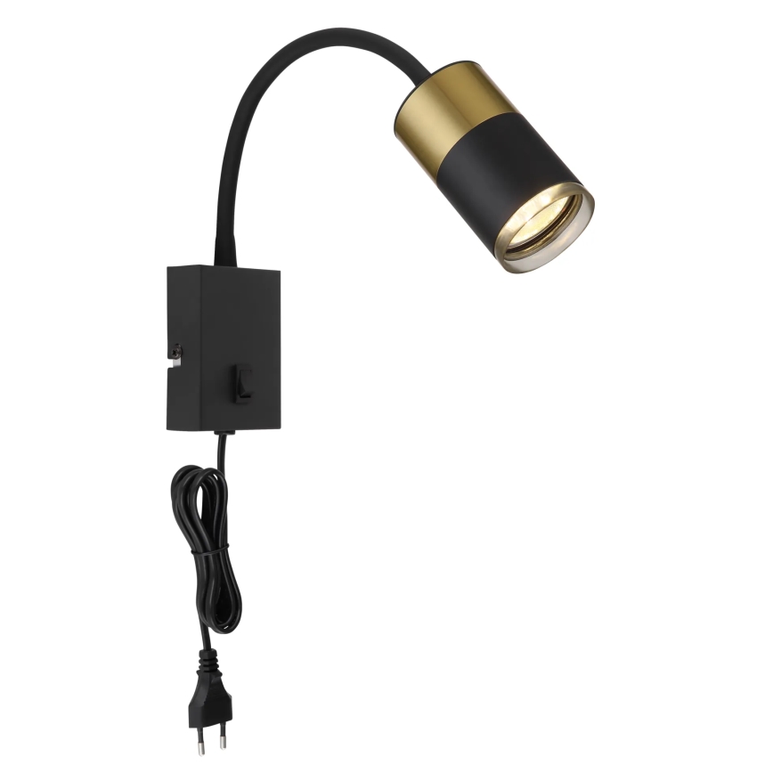 Globo - Fali spotlámpa 1xGU10/25W/230V fekete/arany