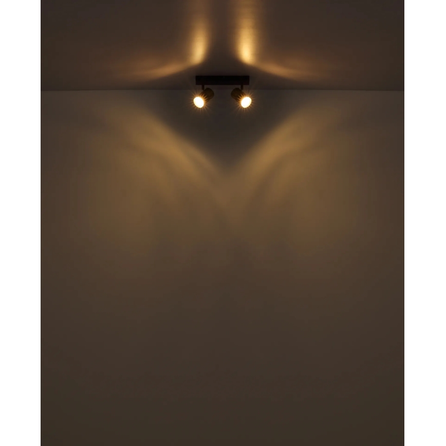 Globo - Spotlámpa 2xGU10/25W/230V fehér/matt króm