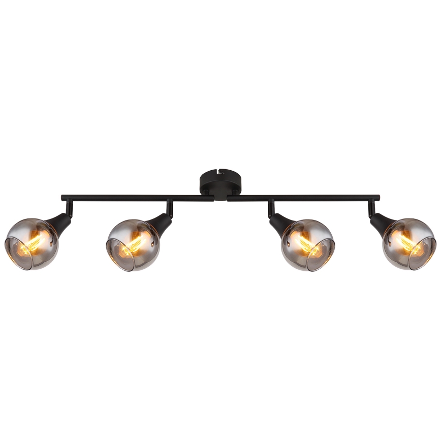 Globo - Spotlámpa 4xE14/40W/230V fekete
