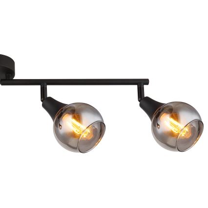 Globo - Spotlámpa 4xE14/40W/230V fekete