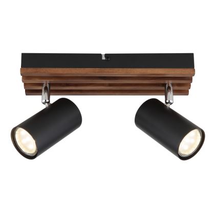 Globo - Spotlámpa 2xGU10/25W/230V fekete