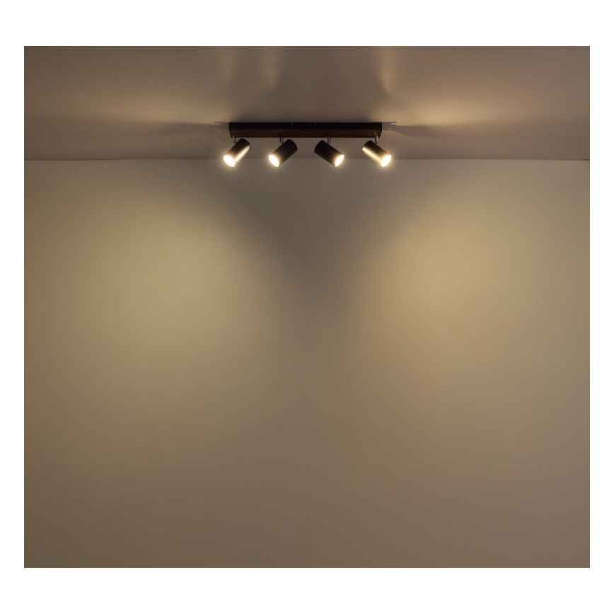 Globo - Spotlámpa 4xGU10/25W/230V fekete