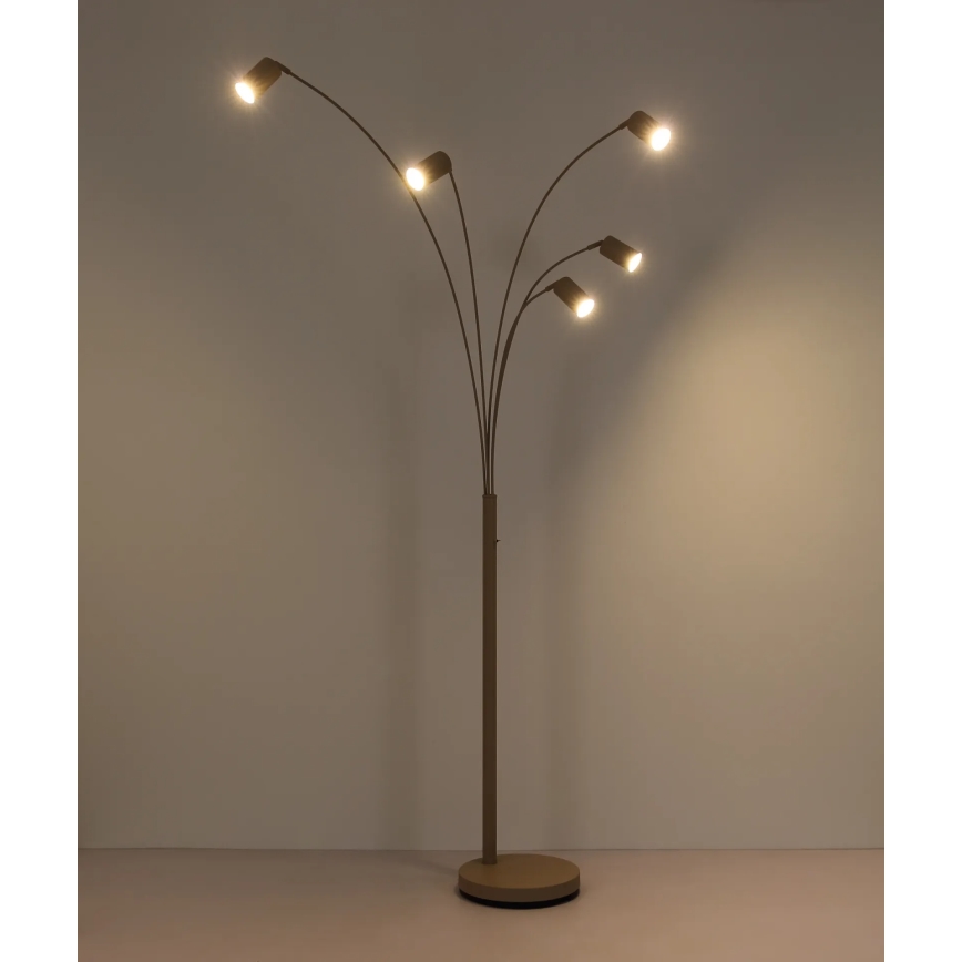 Globo - Állólámpa 5xGU10/35W/230V bézs