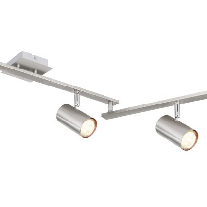 Globo - spotlámpa 6xGU10/35W/230V matt króm