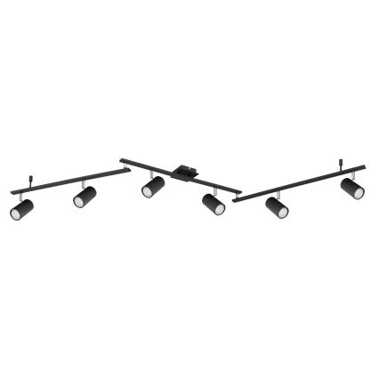 Globo - Spotlámpa 6xGU10/35W/230V fekete