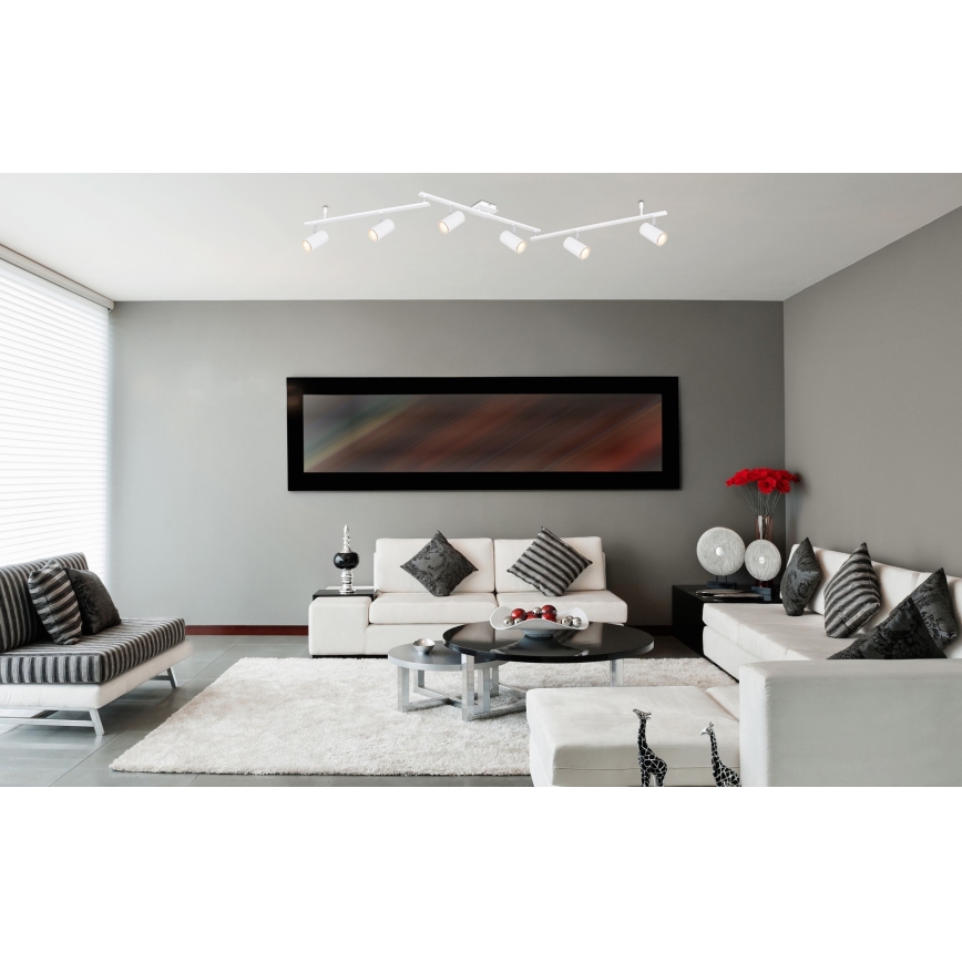 Globo - Spotlámpa 6xGU10/35W/230V fehér