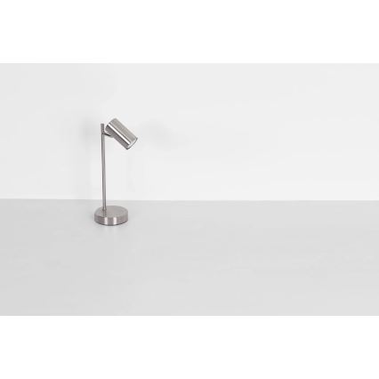 Globo - Asztali lámpa 1xGU10/5W/230V matt króm