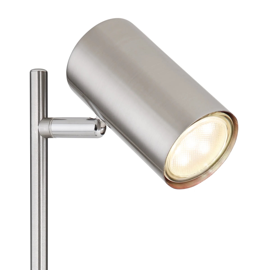 Globo - Asztali lámpa 1xGU10/5W/230V matt króm