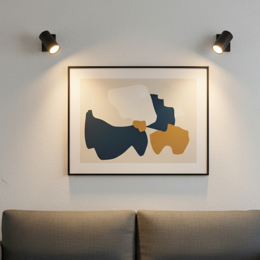 Globo - Fali spotlámpa 1xGU10/25W/230V fekete