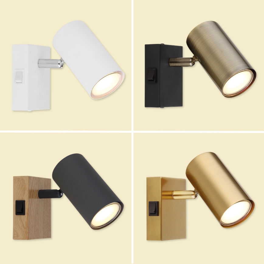 Globo - Fali spotlámpa 1xGU10/25W/230V fekete