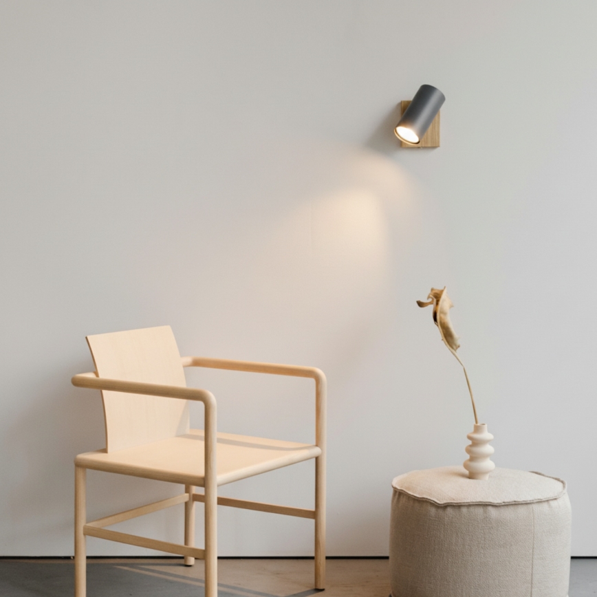 Globo - Fali spotlámpa 1xGU10/25W/230V szürke/barna