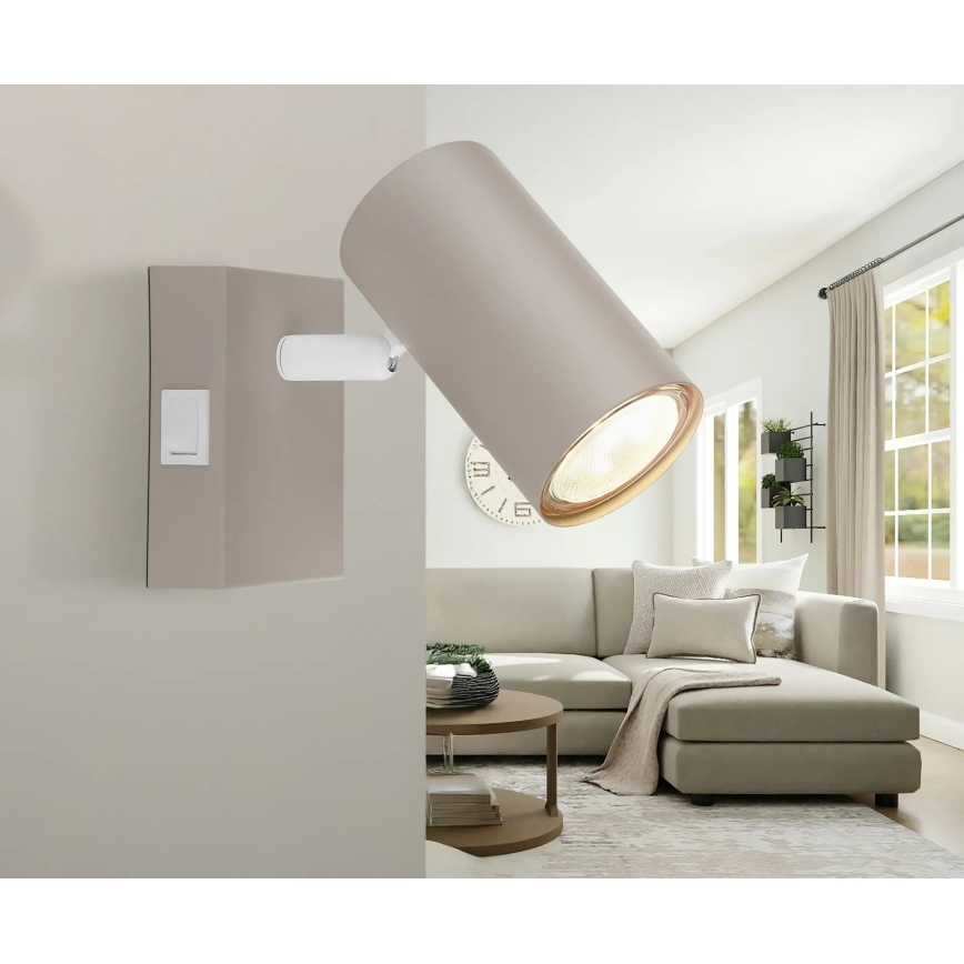 Globo - Fali spotlámpa 1xGU10/35W/230V bézs