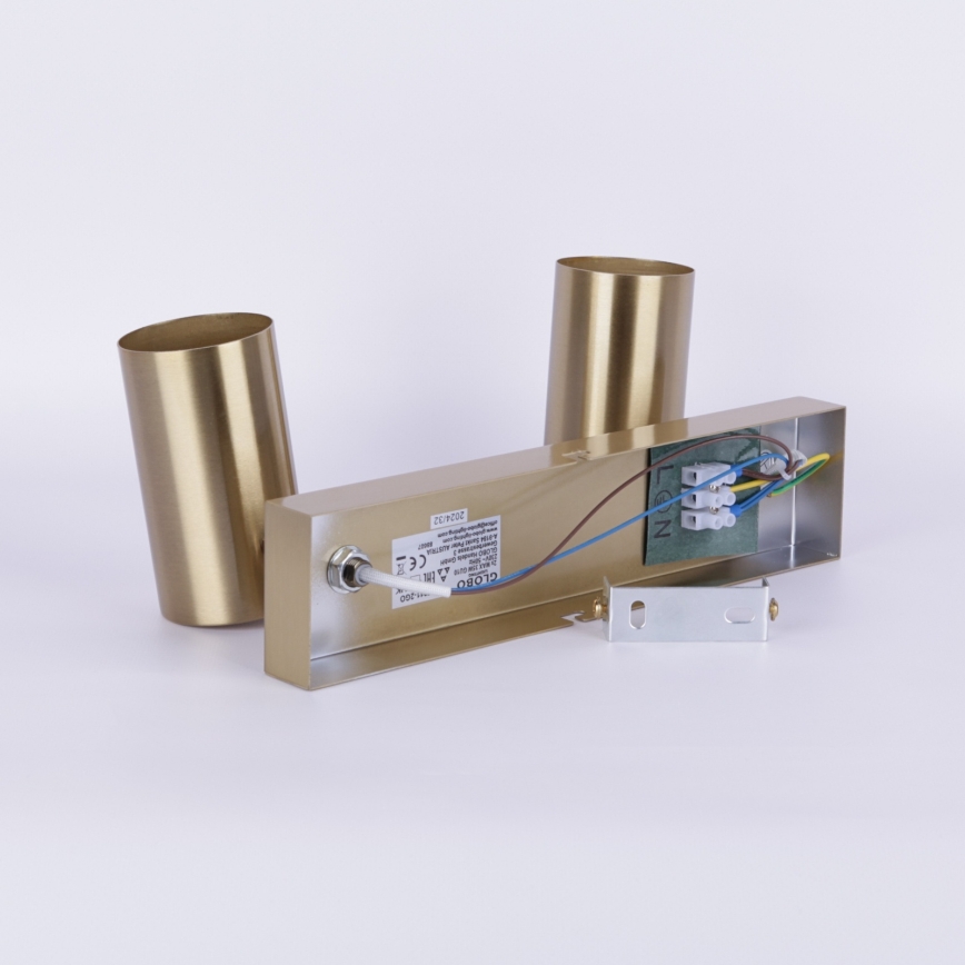 Globo - Spotlámpa 2xGU10/35W/230V arany