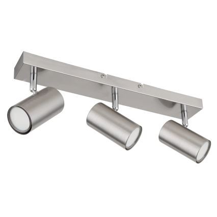Globo - spotlámpa 3xGU10/25W/230V matt króm