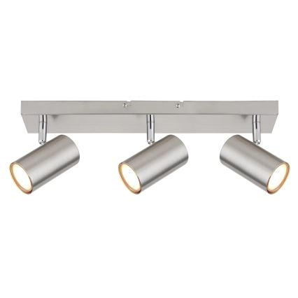 Globo - spotlámpa 3xGU10/25W/230V matt króm