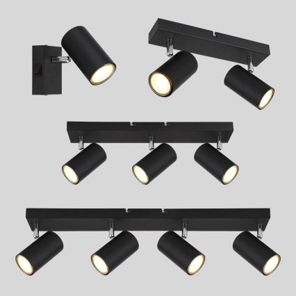 Globo - Spotlámpa 3xGU10/35W/230V fekete