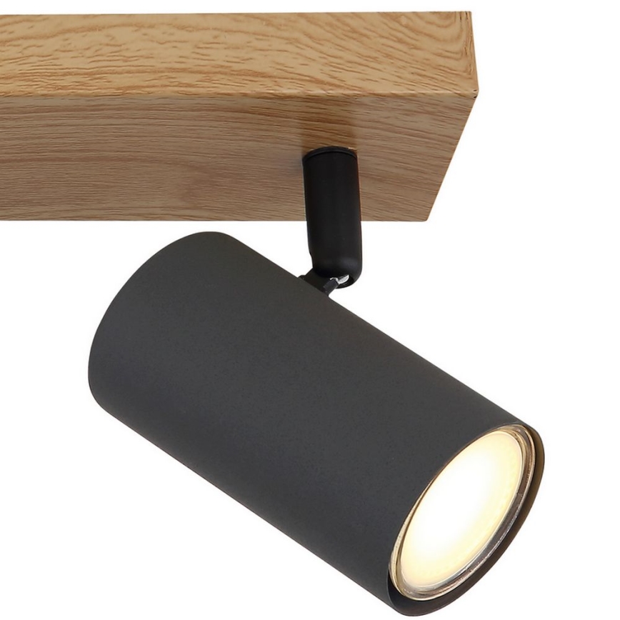 Globo - Spotlámpa 3xGU10/35W/230V szürke/barna